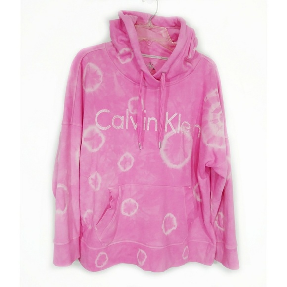 Calvin Klein Jeans Tops - Calvin Klein custom bleached hoodie size XL